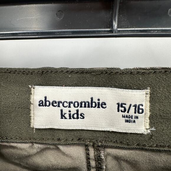 ABERCROMBIE KIDS Boys Cargo Green Camo Joggers // 15/16 - Picture 4 of 8